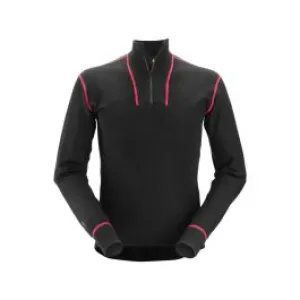 9462&#x20;Shirt&#x20;Wool&#x20;Long&#x20;Sleeve&#x20;with&#x20;Zip&#x20;ProtecWork&#x20;-&#x20;Snickers