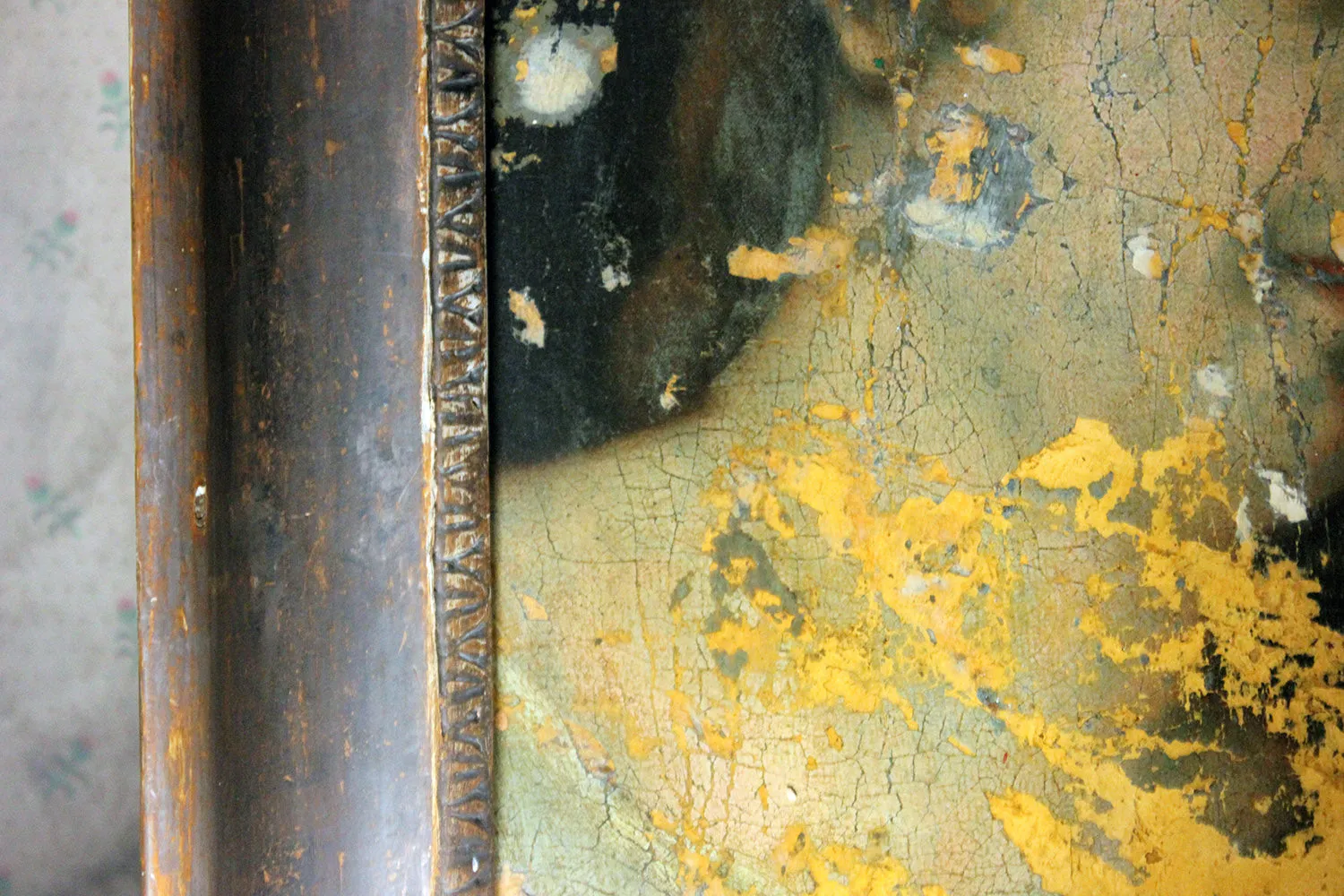 A 16thC Renaissance Italian School Oil Canvas Laid to Panel Study of Two Ladies