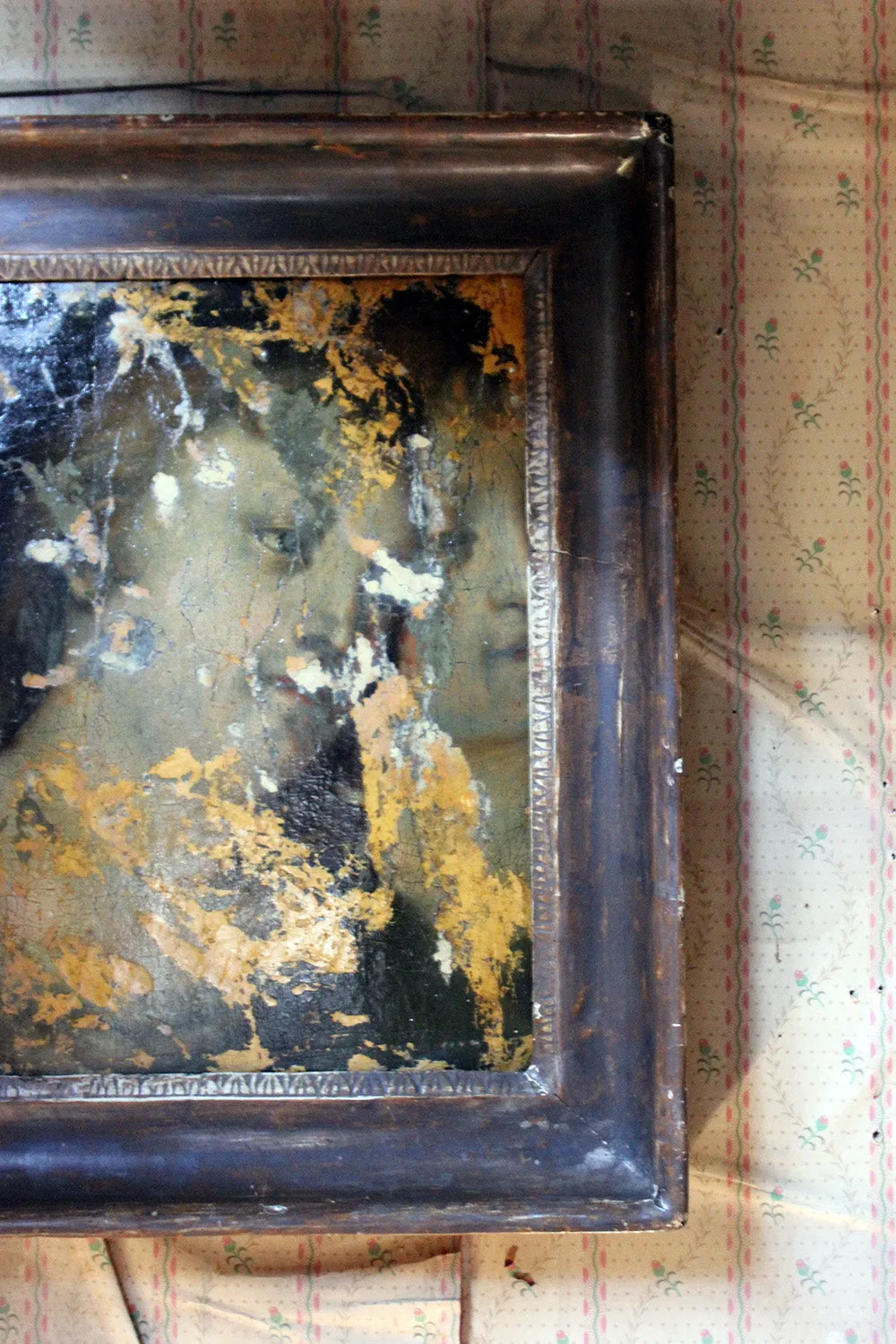 A 16thC Renaissance Italian School Oil Canvas Laid to Panel Study of Two Ladies