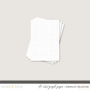 A5 Double Sided Graph Paper