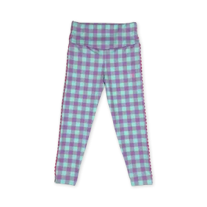 Abigail Highwaist Legging- Totally Precious Check, Power Pink