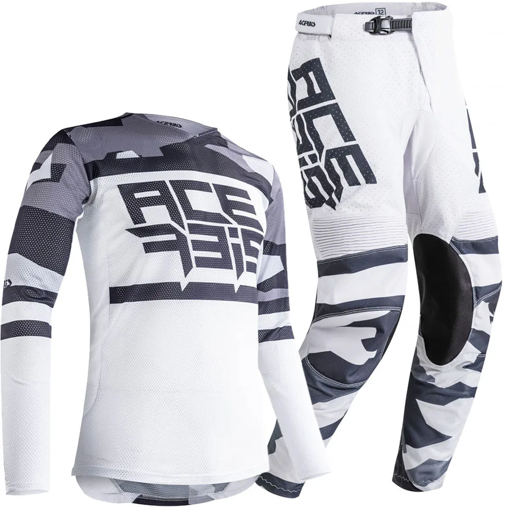 Acerbis Helios Gear Combo (Grey/White)