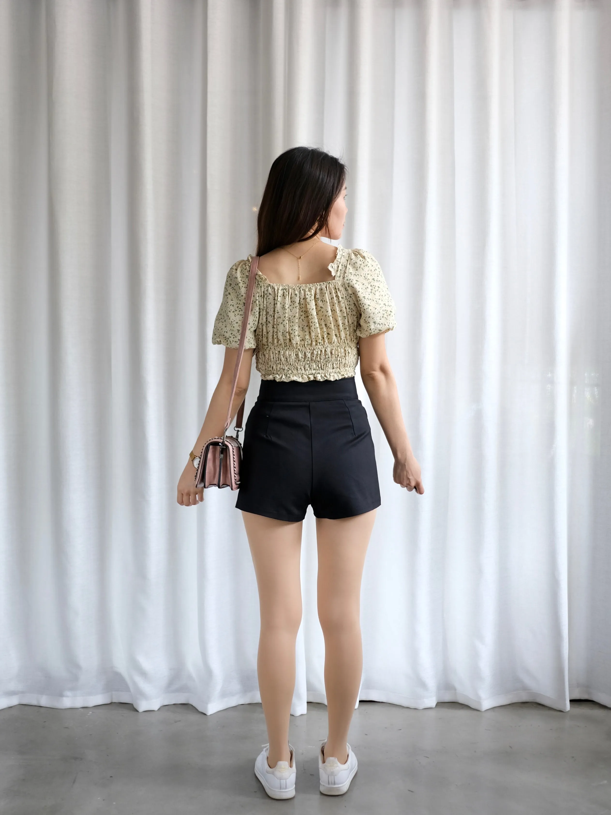 ACEWIN Hight Waist Front Zipper Shorts (Size S-XL) 501758