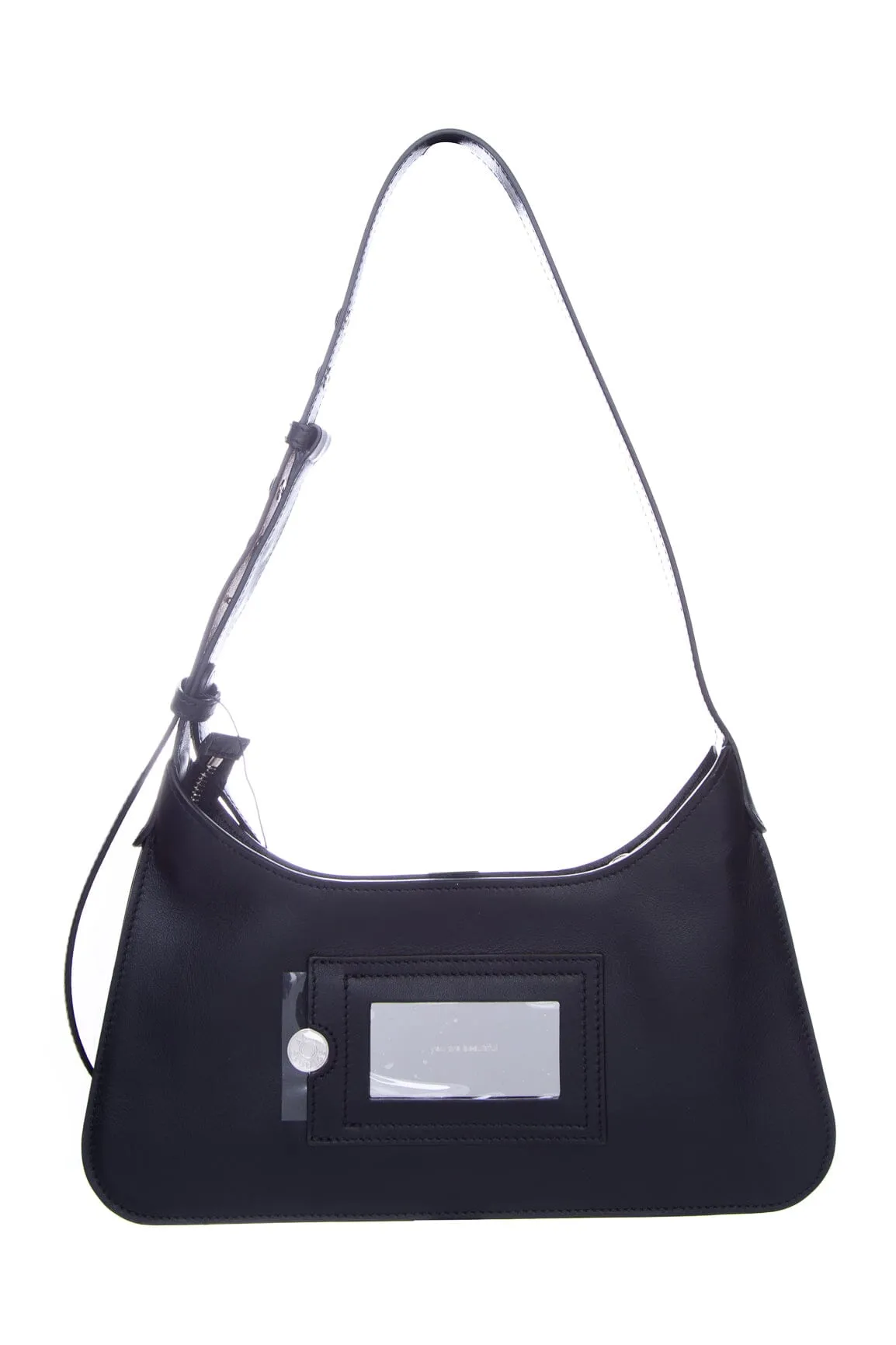 Acne Studios Black Leather Platt Mini Shoulder Handbag
