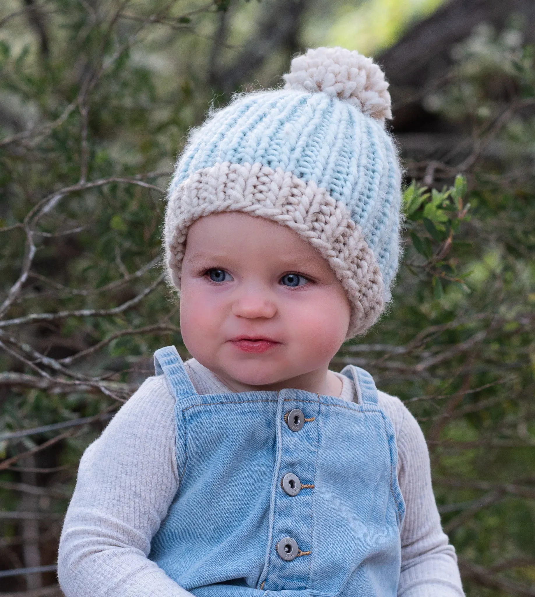 Acorn Traveller Chunky Beanie - Blue