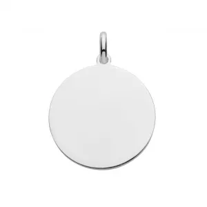 Acotis Silver Personalize Tags Round G61034
