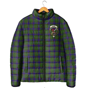 Adam Tartan Padded Jacket with Family Crest