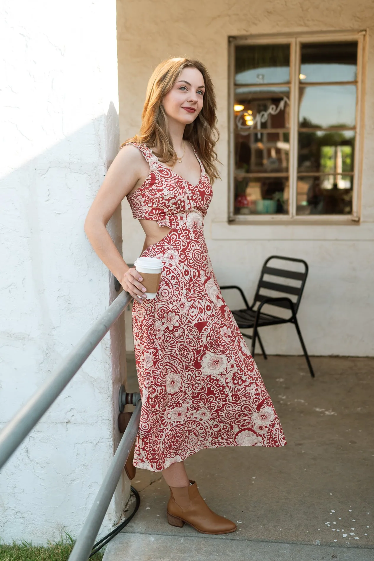 Adelaide Printed Midi Dress