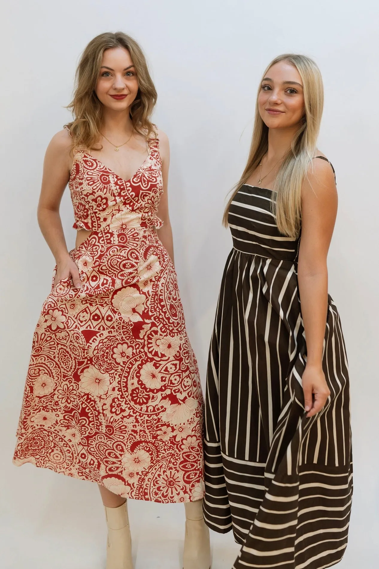 Adelaide Printed Midi Dress