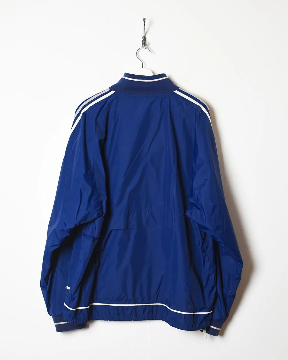 Adidas 1/4 Zip Fleece Lined Windbreaker Jacket - Large