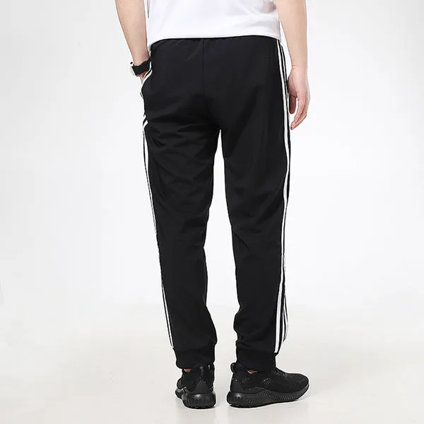 adidas Casual Sports Side Stripe Bundle Feet Long Pants Black
