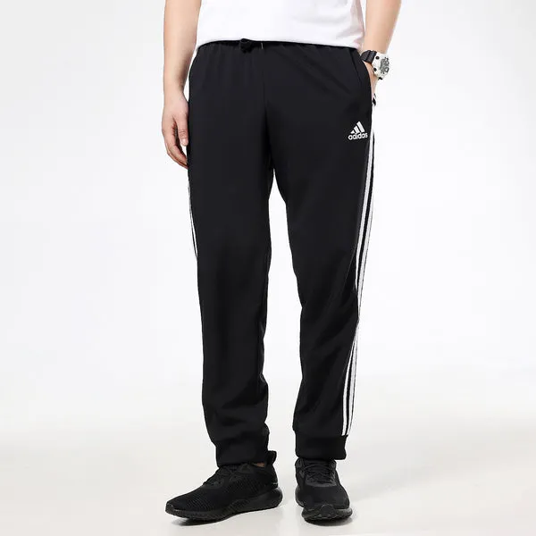 adidas Casual Sports Side Stripe Bundle Feet Long Pants Black