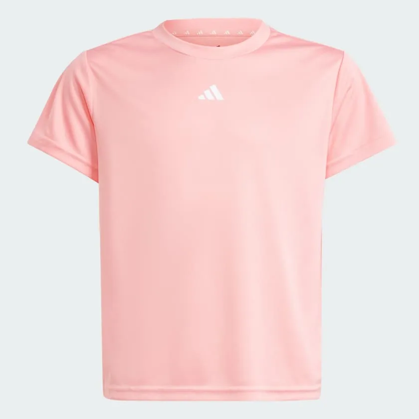 ADIDAS KID'S TRAINING ESSENTIALS PINK TEE