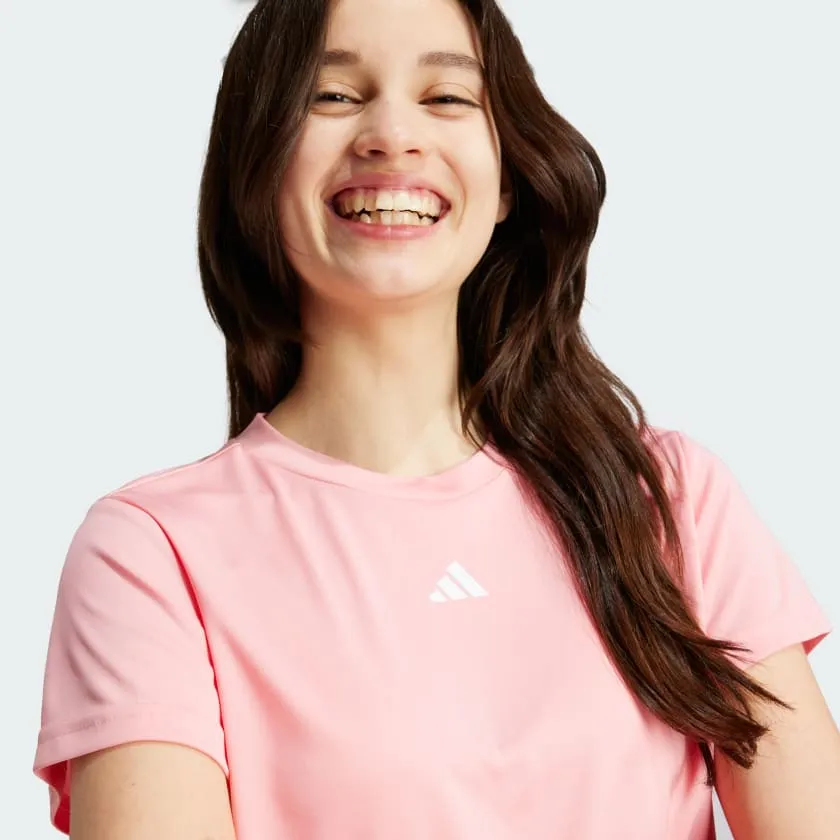 ADIDAS KID'S TRAINING ESSENTIALS PINK TEE