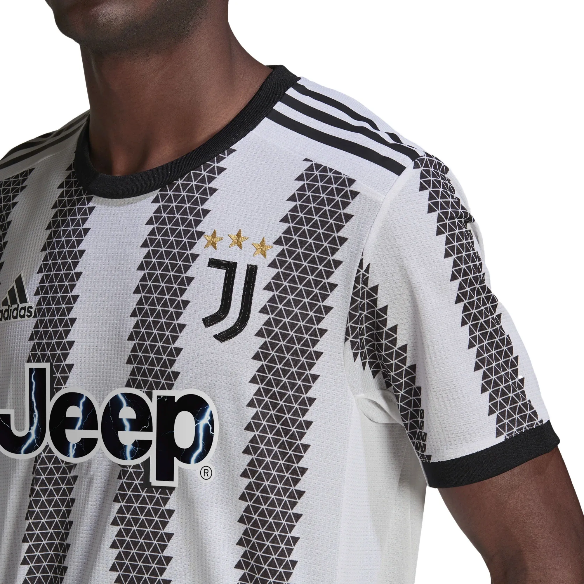 adidas Men's Juventus 2022/23 Authentic Home Jersey White/Black