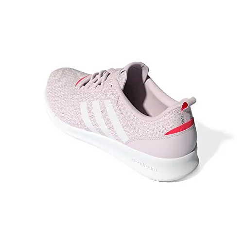 adidas Women's QT Racer 2.0 Running Shoe, Almost Pink/White/Turbo, 12