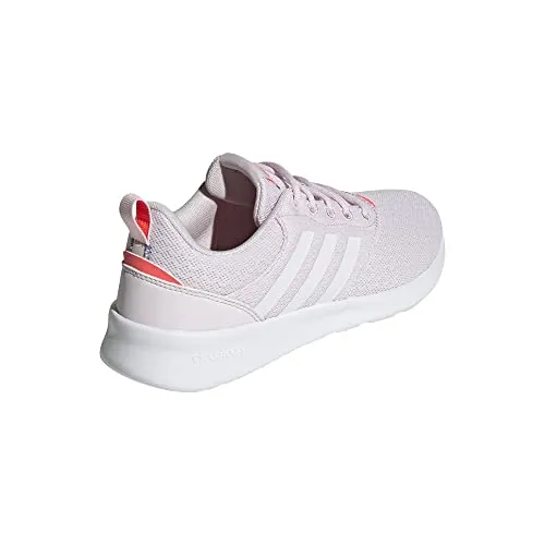 adidas Women's QT Racer 2.0 Running Shoe, Almost Pink/White/Turbo, 12