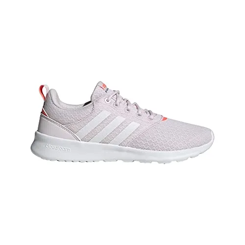adidas Women's QT Racer 2.0 Running Shoe, Almost Pink/White/Turbo, 12