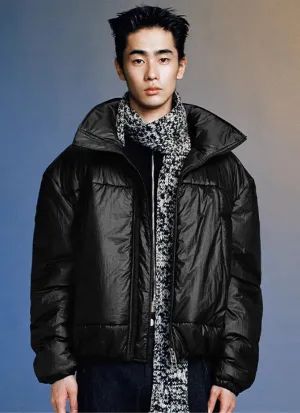 Adjustable Hood Double Zipper Casual Cotton Jacket