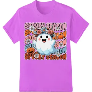 Adorable Ghost: Spooky Season Halloween DTF Print