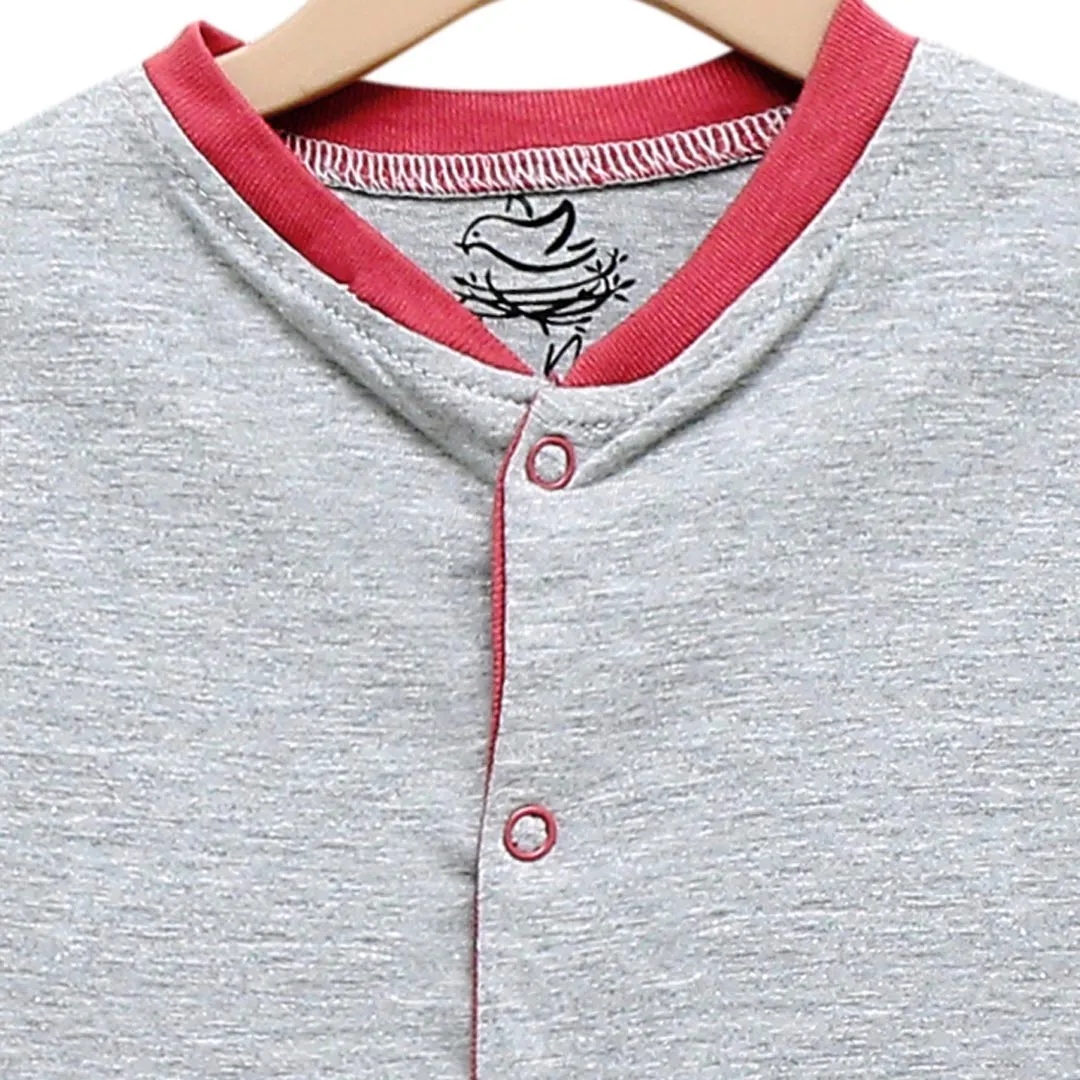 Adorable Grey Sleeping Suit