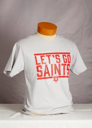 Adult Silver T-Shirt "Let's Go"