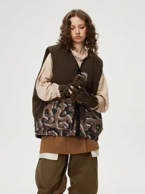 Aelfric Eden Coffee Camouflage Down Vest