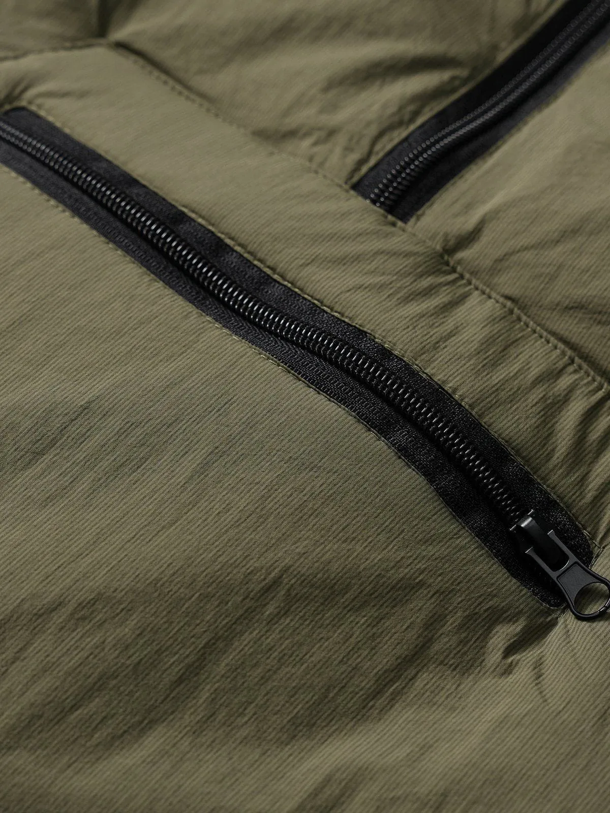 Aelfric Eden Irregular Zip Up Down Vest