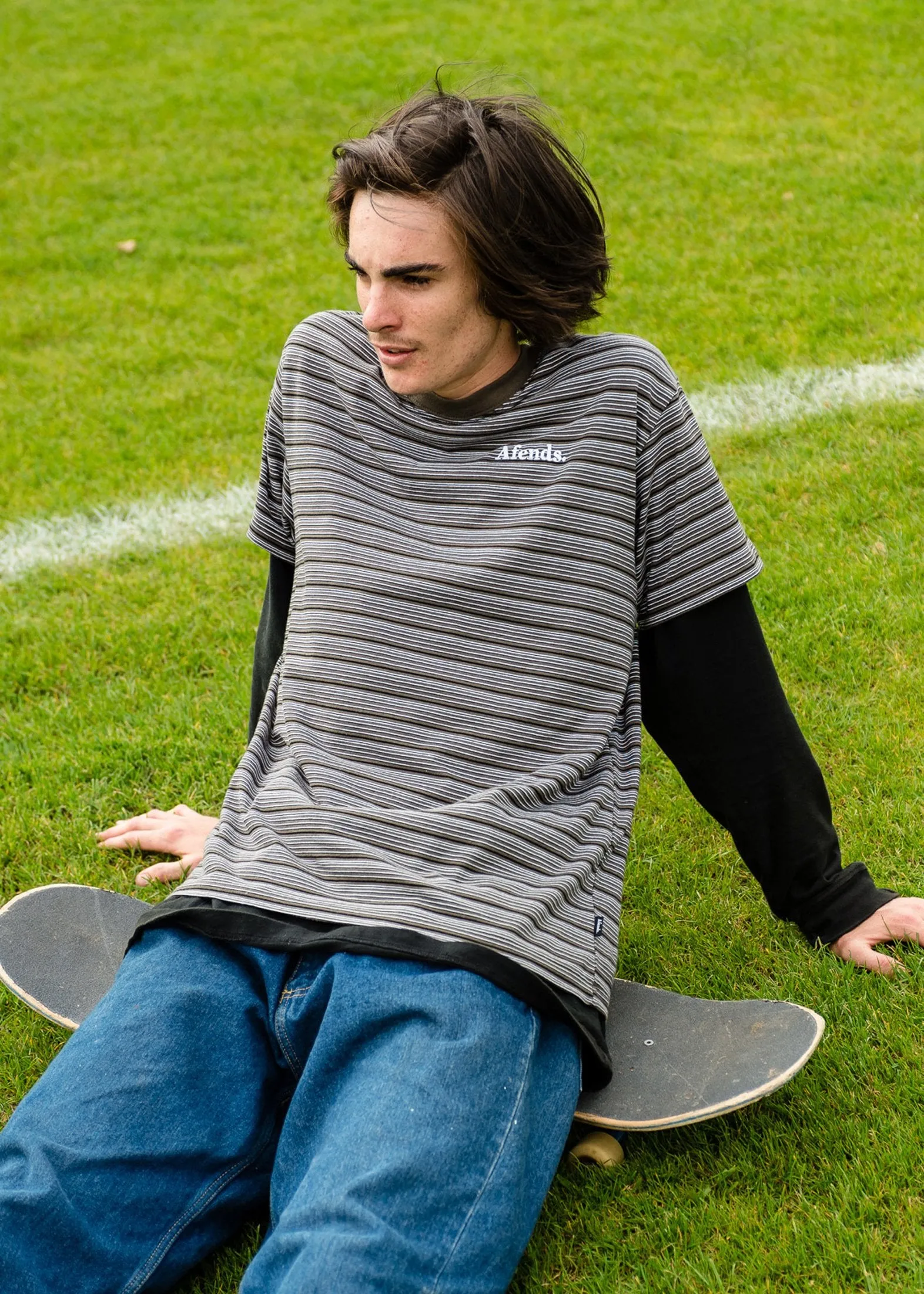 Afends Mens Shut Down - Retro Fit Tee