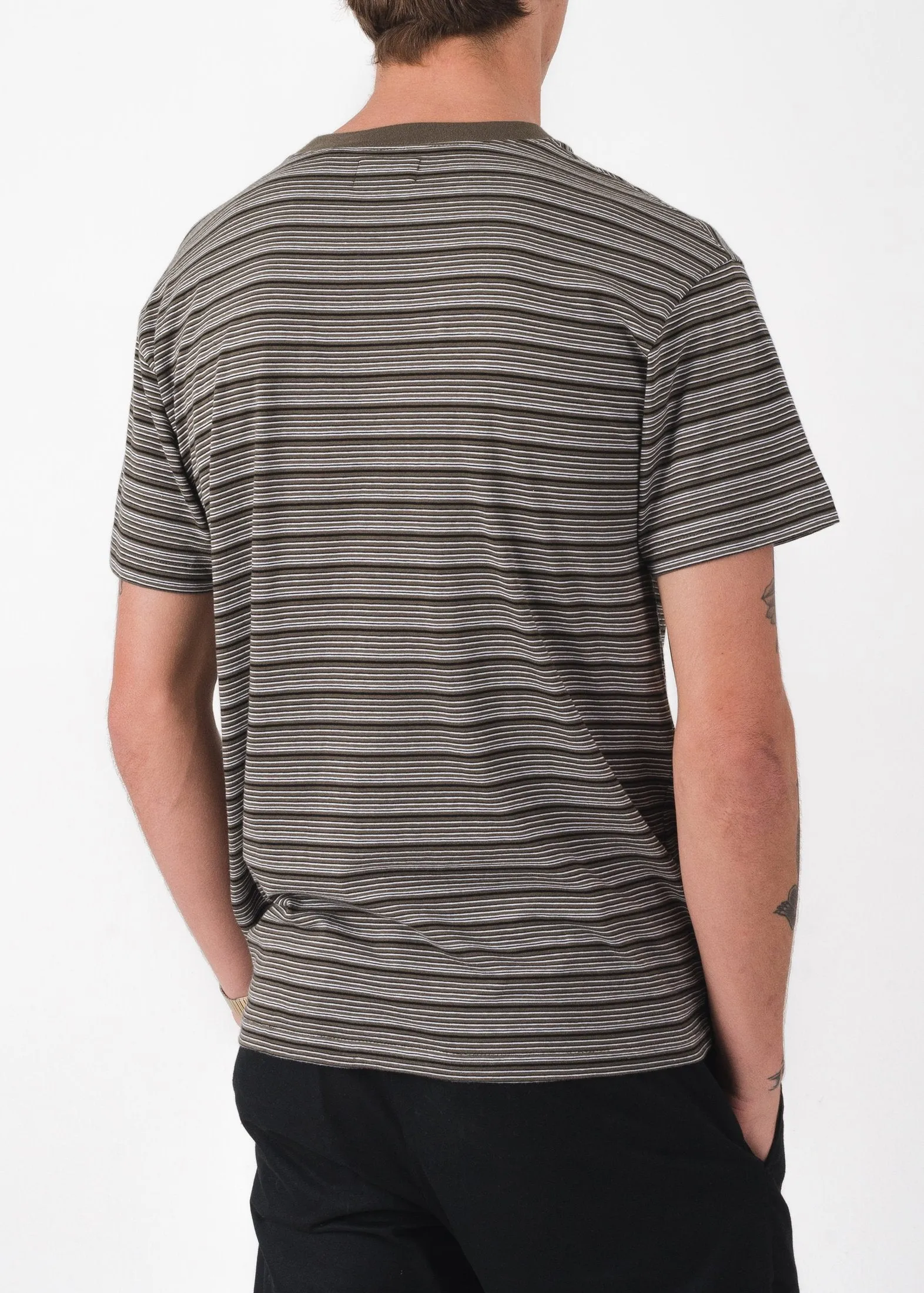 Afends Mens Shut Down - Retro Fit Tee