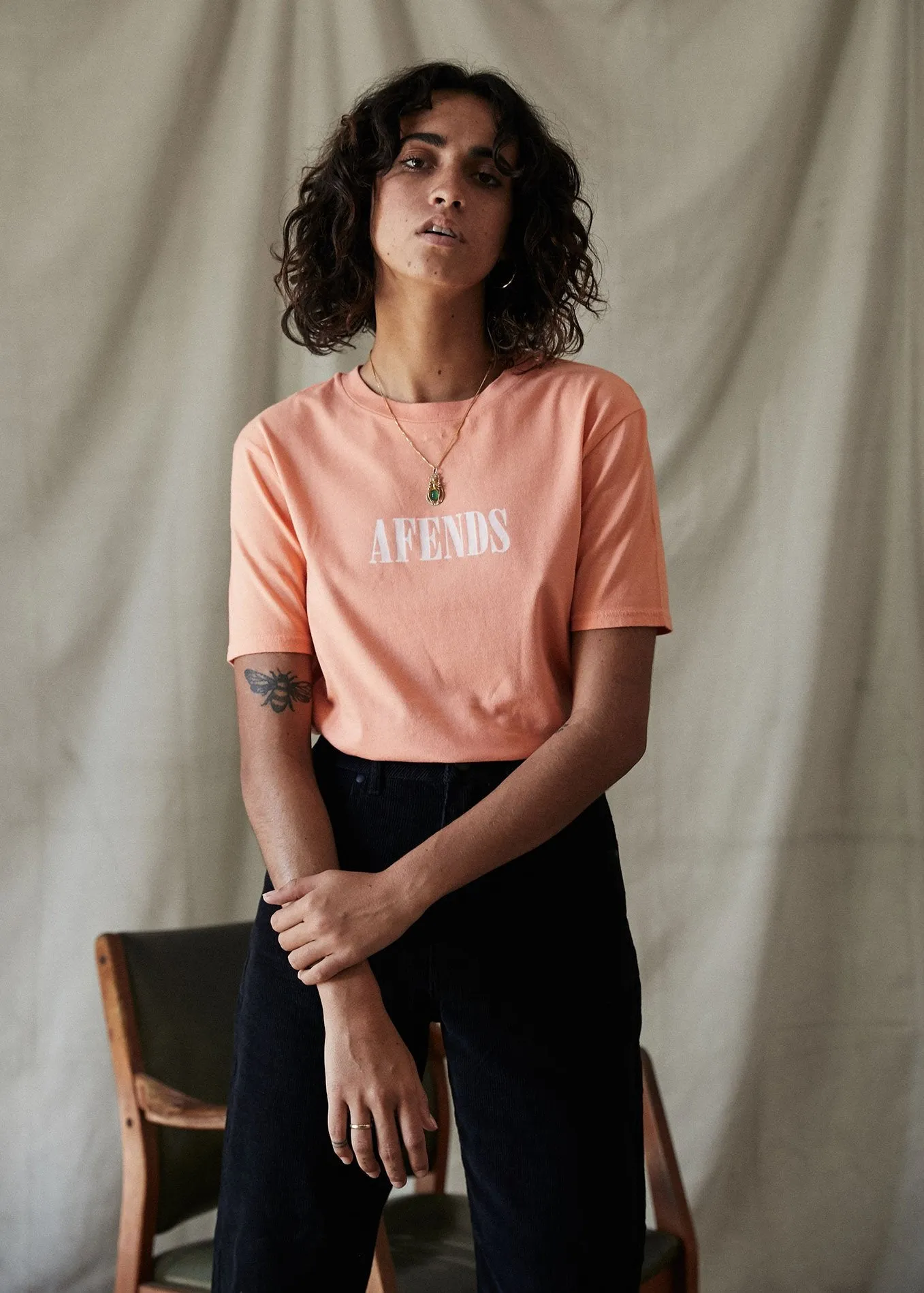 Afends Womens Afends Lithium II - Fashion Fit Tee