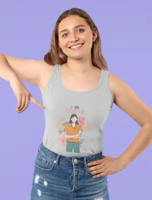 Affirmation Feminist Pro Choice Tank Top Women’s Size – I Am Powerful