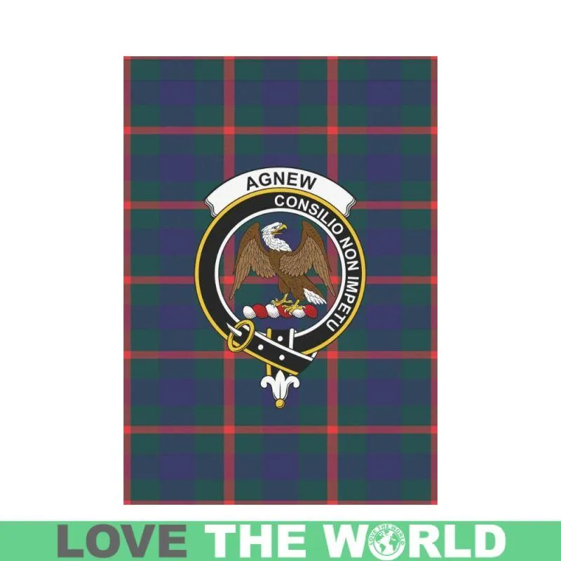 Agnew Tartan Flag Clan Badge K7