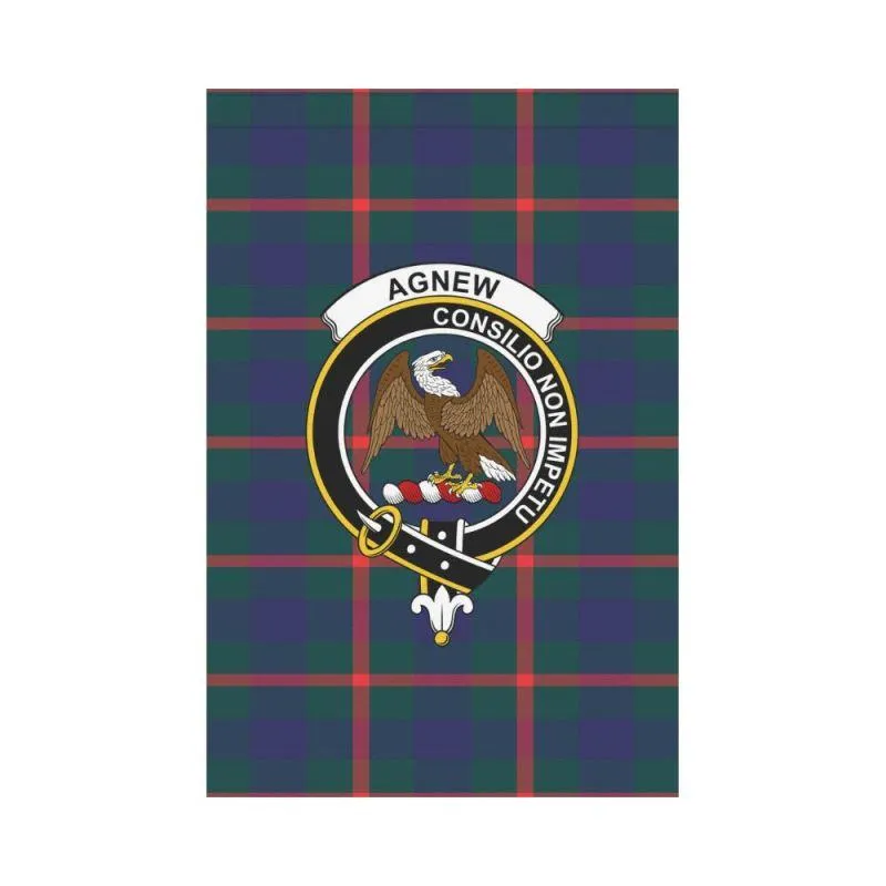 Agnew Tartan Flag Clan Badge K7
