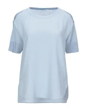Agnona Women Blouse Sky blue 8 UK