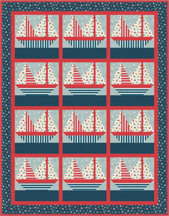 Ahoy! Mate Quilt Pattern AV-157 - Paper Pattern