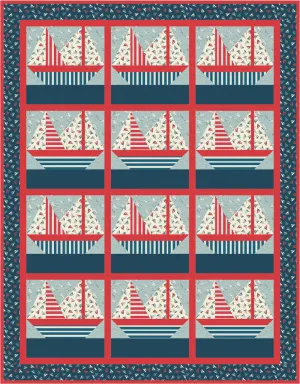 Ahoy! Mate Quilt Pattern AV-157 - Paper Pattern