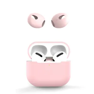 AirPods 3 silicone case with ear caps - Pink