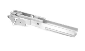 Airsoft Masterpiece 4.3″ Aluminum Advance Frame with Tactical Rail for Hi-CAPA 4.3 (Silver)