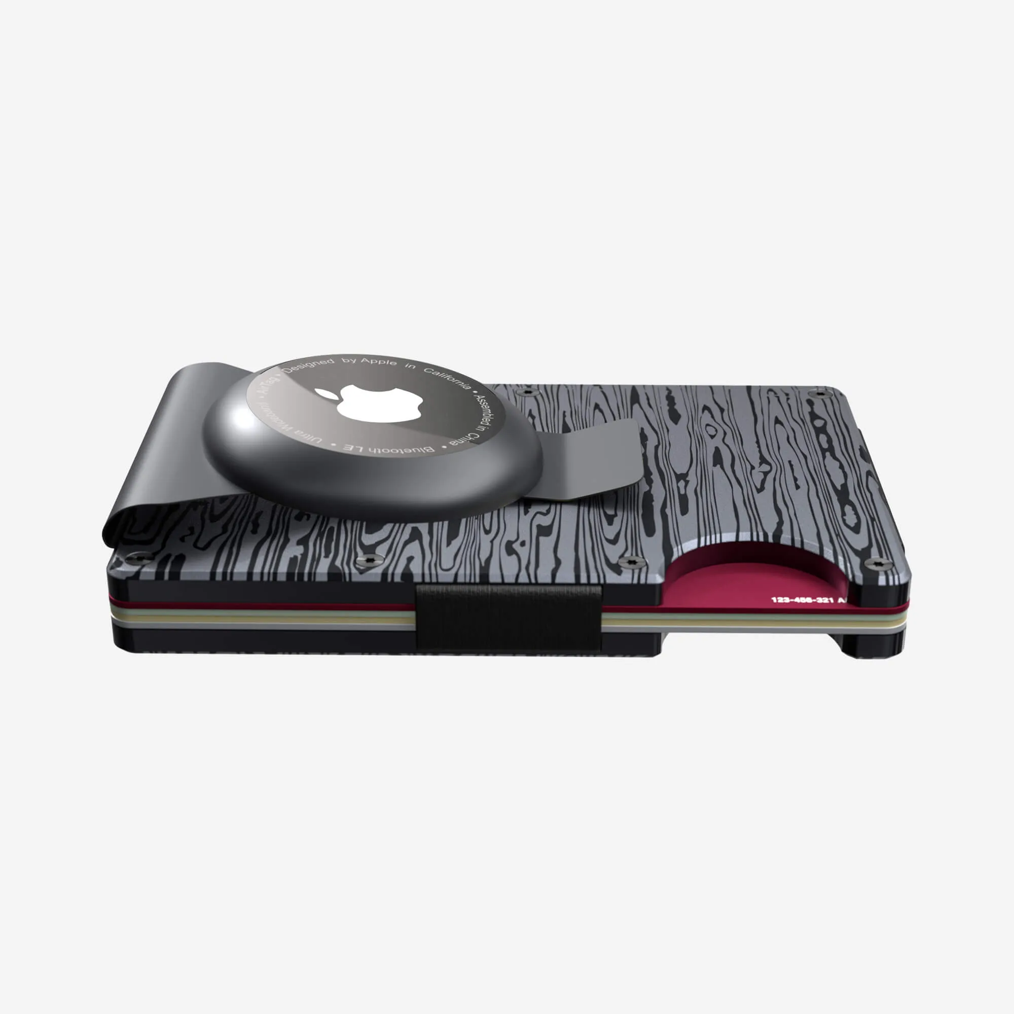 AirTag Money Clip Wallet (Graphite Grey)