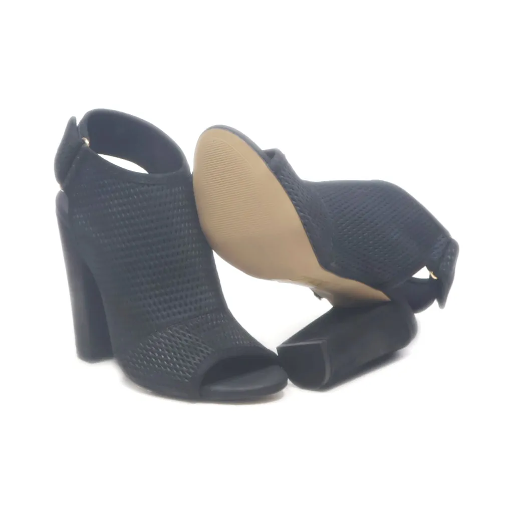 Aldo Juliusa Peep Toe Leather Black Colour For Women