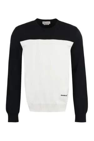 ALEXANDER MCQUEEN Men's Black Cotton Pullover for FW23