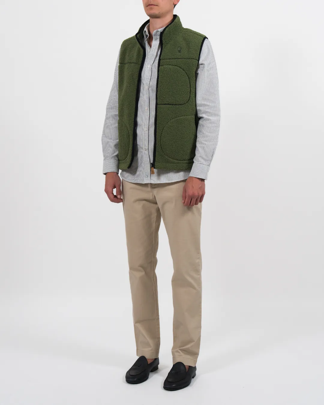 Alfré Olive Fleece Gilet
