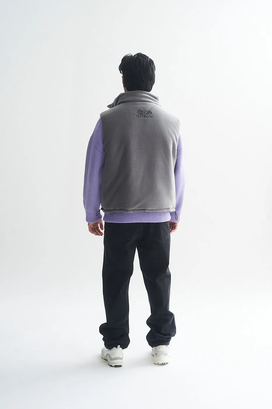 ALIEN REV. PADDED FLEECE VEST GREY