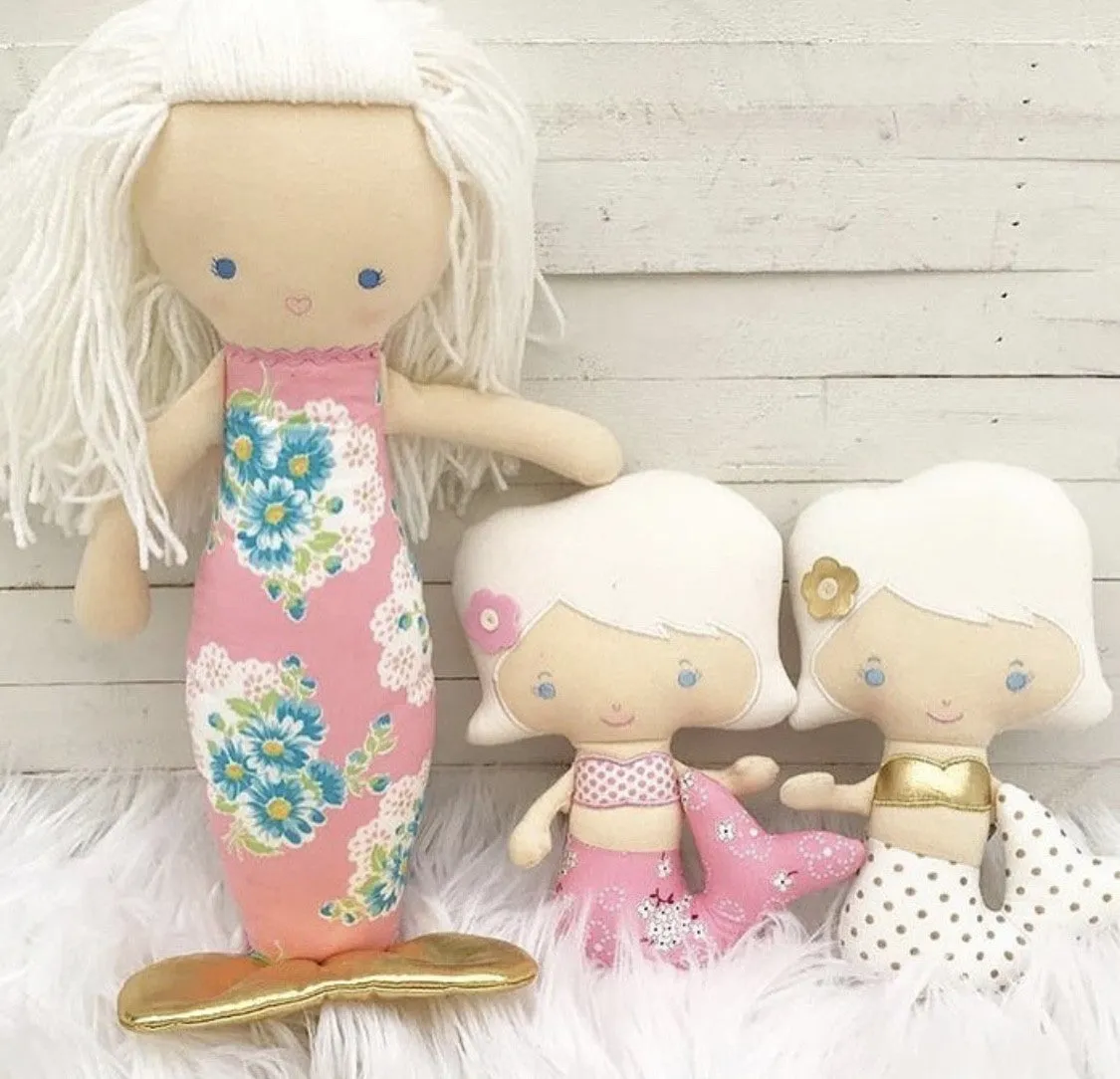 Alimrose Mermaid Doll Pink
