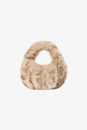 ALIX LEO | Mini Faux Fur Hobo Bag