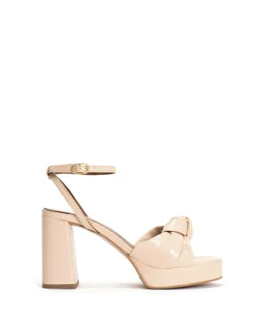 Aliza 85 platform Shiny lamb Vanilla cream