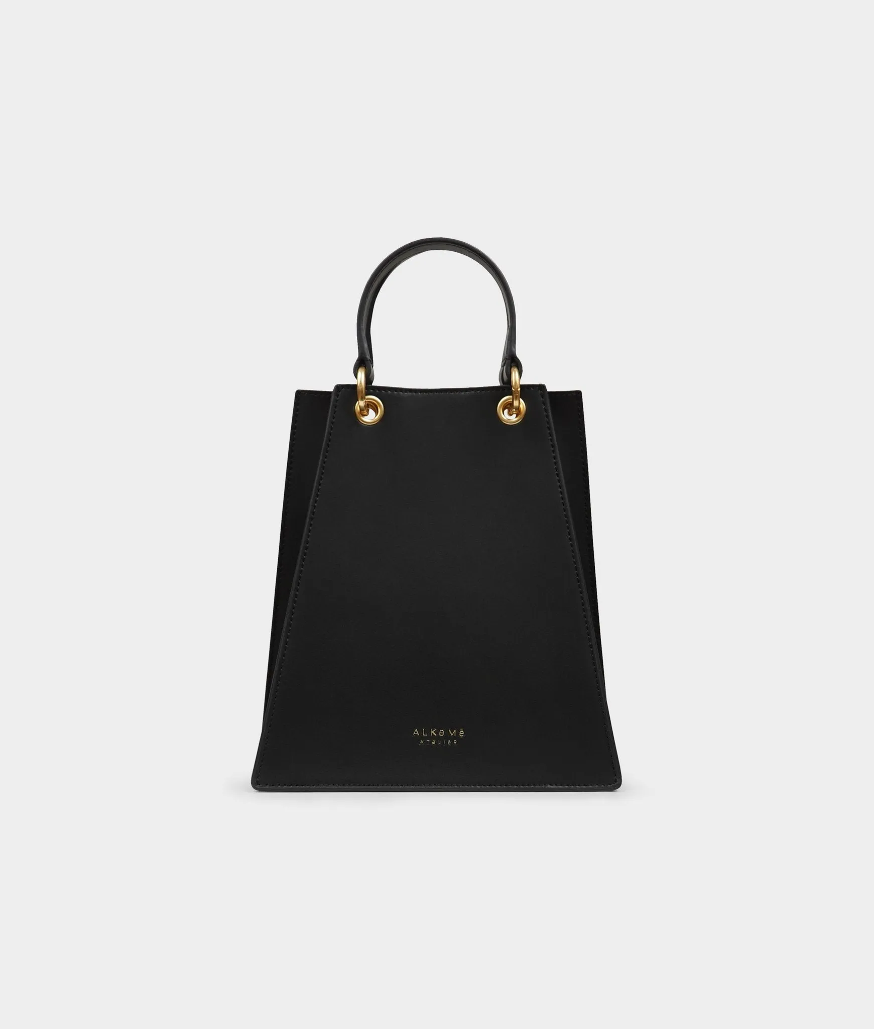 Alkeme Atelier Fire Triangular Satchel - Black