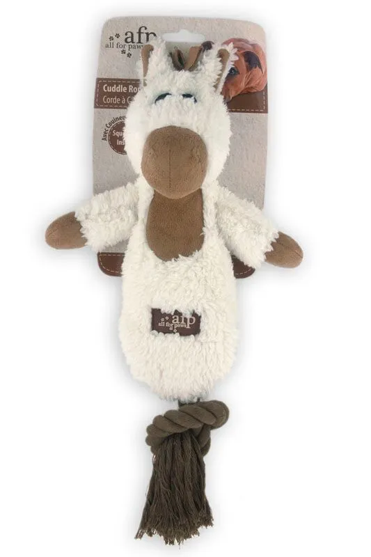 All For Paws Lambswool Cuddle Rope Dog Toy