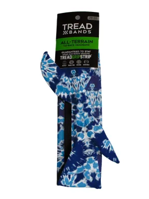 All-Terrain Tieback - Team Navy and Columbia Blue Tie Dye  Set of 3